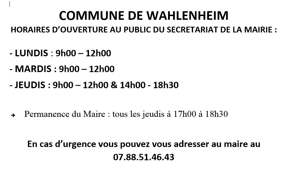 horaires082020